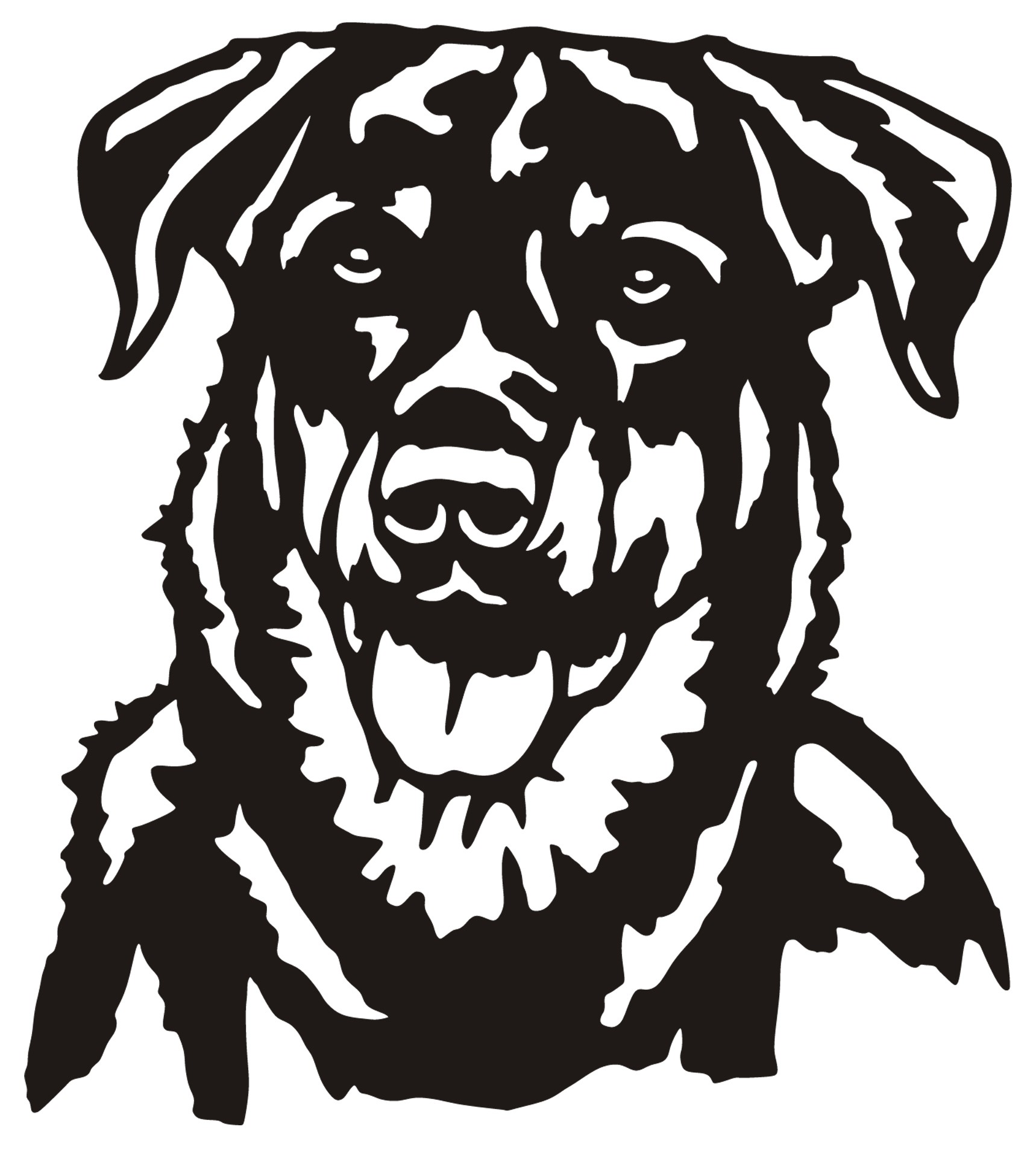 Beauceron au volant sticker autocollant 15 cm, adhésif