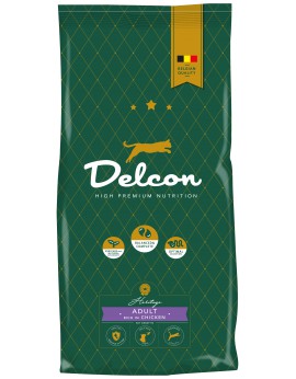 Croquettes au poulet et riz pour chat - DELCON 10kg